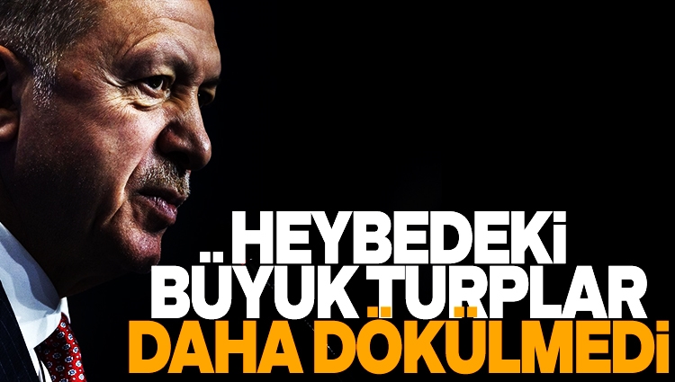 Cumhurbaşkanı Erdoğan: Heybedeki büyük turplar daha dökülmedi
