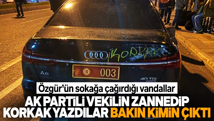 Özgür Özel'in gazladığı İmamoğlu protestocuları, Ak Partili vekilin makam aracı sandı ama...