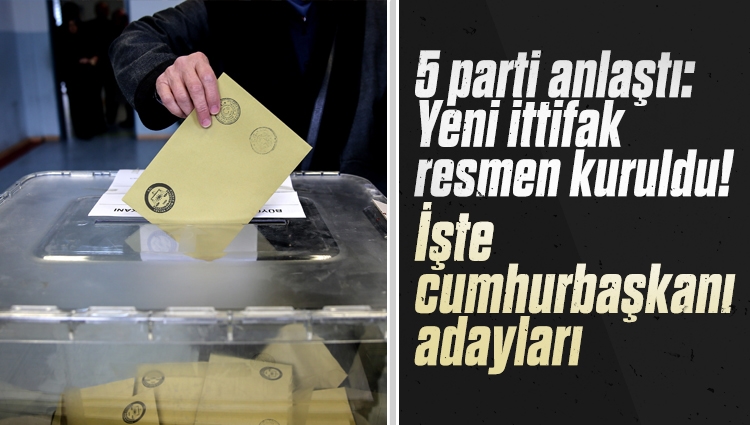 Sesli Makale - Haber -5 parti anlaştı! Yeni ittifak resmen kuruldu ...