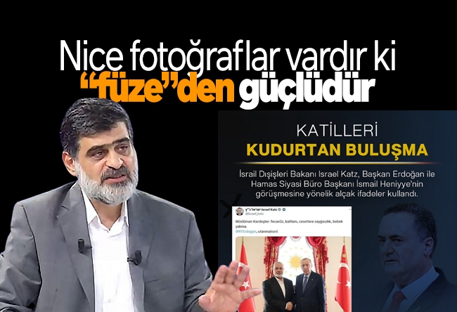 Ali Karahasanoğlu : Nice fotoğraflar vardır ki “füze”den güçlüdür