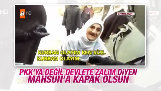 Sur'da yaşlı teyzeden polise dua