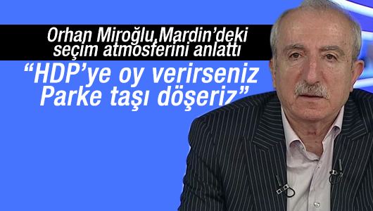 Orhan Miroğlu : Parke taşı, keleşnikof ve sandığa dair bir kaç söz