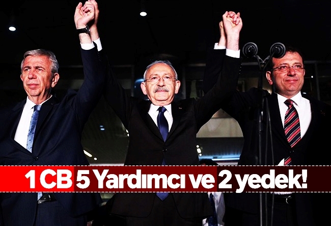 Okan Müderrisoğlu : 1 Cumhurbaşkanı 5 Yardımcı ve 2 yedek!