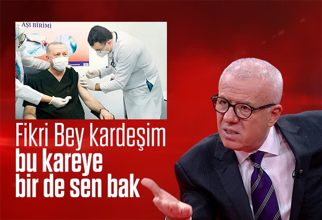 Ertuğrul Özkök : Fikri Bey kardeşim bu kareye bir de sen bak