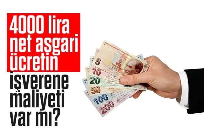 Fuat Uğur : 4000 lira net asgari ücretin işverene maliyeti var mı?