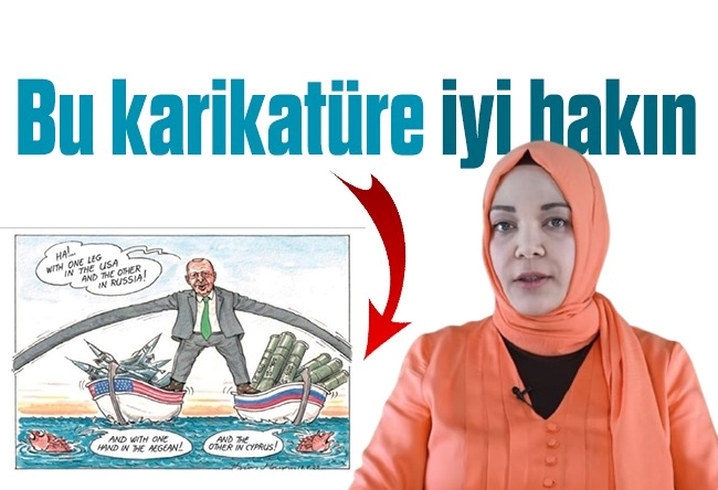 Hilal Kaplan : Bu karikatüre iyi bakın