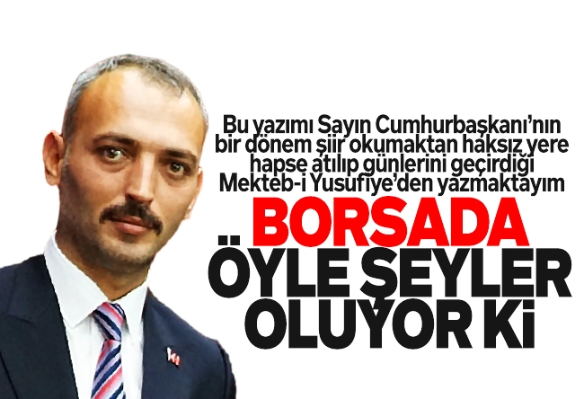 Muhammed Tayyar Türkeş : Borsa İstanbul’da temiz eller operasyonu şart!