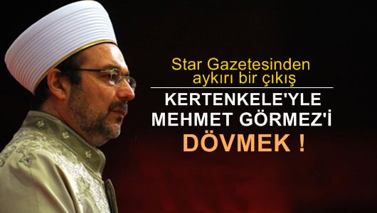 Halime Kökçe : Kertenkele’yle Diyanet İşleri Başkanı dövmek 