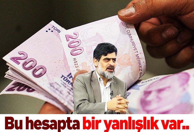 Ali Karahasanoğlu : Bu hesapta bir yanlışlık var..