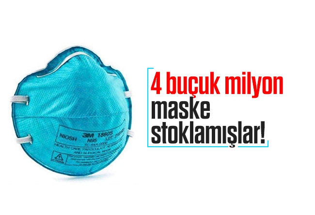 Murat Çelik : 4 buçuk milyon maske stoklamışlar!