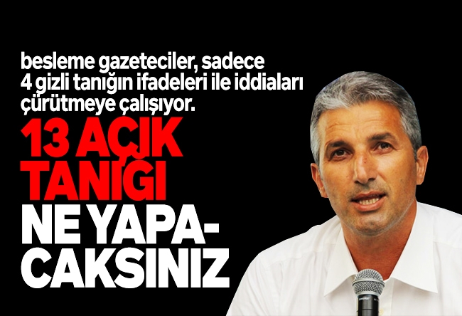 Nedim Şener : Usulsüz yatay geçiş yapan yolsuzluk ve rüşvete batan yapay siyasetçi: İmamoğlu