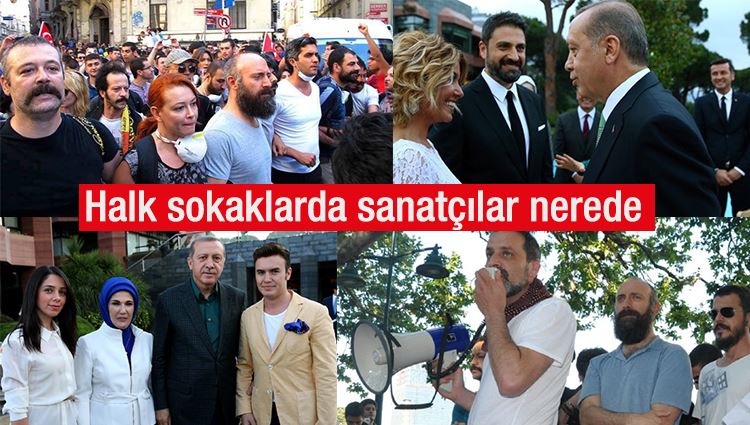 Hatice Kübra : Halk sokaklarda sanatçılar nerede? 