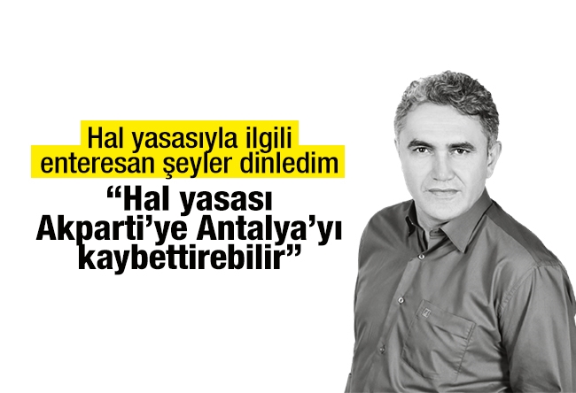 Faruk Aksoy : Hal yasasıyla ilgili enteresan şeyler dinledim…