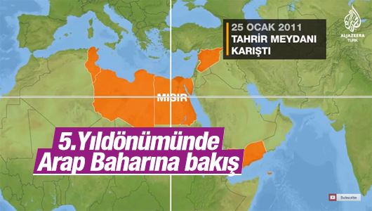 Beşinci yıl dönümünde Arap Baharı'na bakış