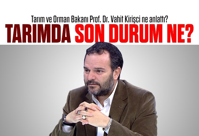 Kemal Öztürk : Tarımda umutlanmalı mıyız?