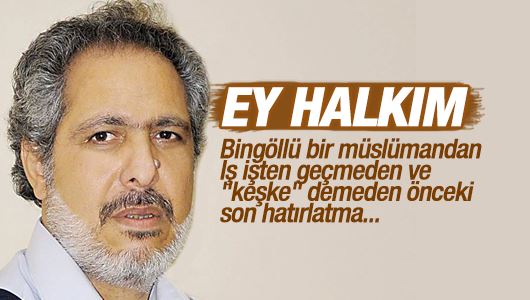 Nihat Nasır : Ey Halkım!..