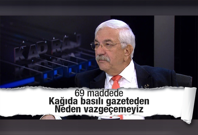 Ali Saydam : Bizde gazeteler dijital ortama zor geçer…