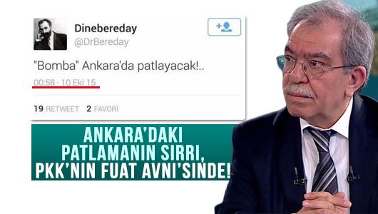 Hasan Karakaya : Ankara’daki patlamanın sırrı, PKK’nın Fuat Avni’sinde!