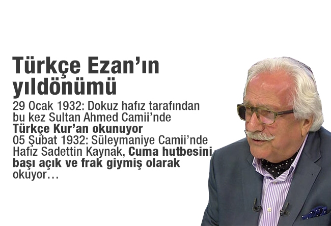 Yavuz Bahadıroğlu : Türkçe Ezan’ın yıldönümü