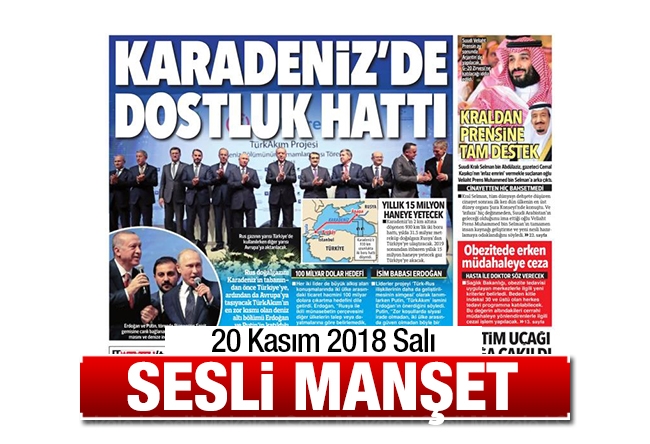 Sesli Manşet 20 Kasım 2018