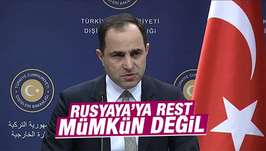 Dışişleri Sözcüsü Bilgiç'ten açıklama