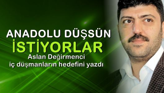 Aslan Değirmenci : Anadolu düşmeden hedeflerine ulaşamayacaklar! 