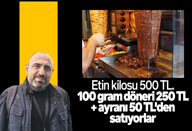 Mevlüt Tezel : Büyük restoran, kafe boykotu!