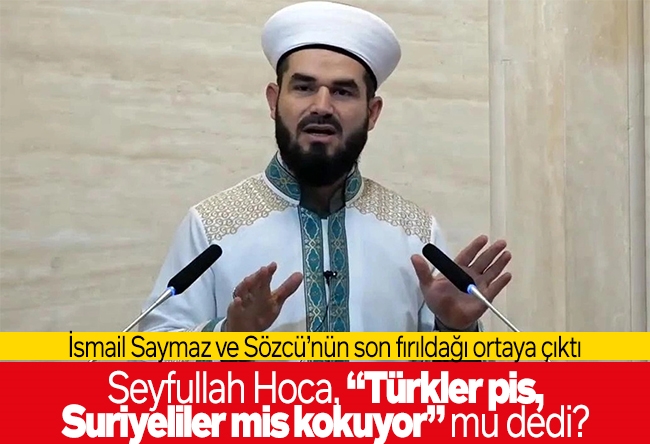Ali Karahasanoğlu : Hocamız, “Türkler pis, Suriyeliler mis kokuyor” mu dedi?