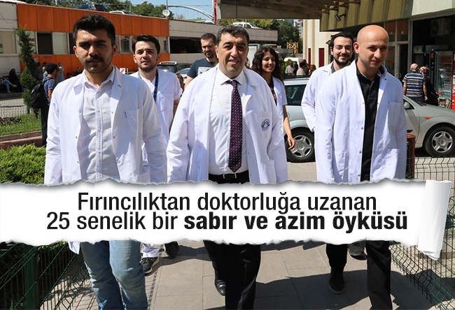 Ömer EKİNCİ : İşte fırıncılıktan doktorluğa uzanan 25 senelik bir sabır ve azim öyküsü: Mustafa Ercüment Alat