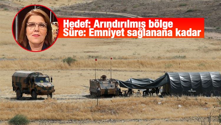 Serpil Çevikcan : Hedef: Arındırılmış bölge Süre: Emniyet sağlanana kadar