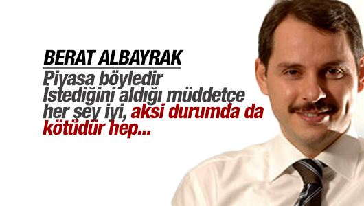 Berat Albayrak : Piyasalar! Endişeye mahal yok 