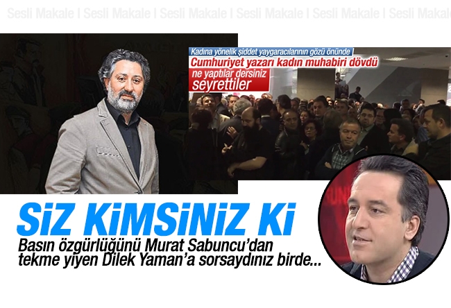 Murat Çiçek : Siz kimsiniz ki? 