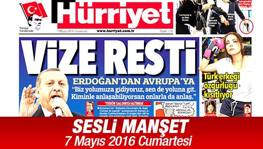 Sesli Manşet 7 Mayıs 2016