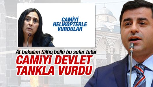 Demirtaş : Camiyi devlet yaktı